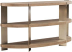 Liberty Furniture Harlow Living Room Sofa Table - Sandstone & Satin Nickel
