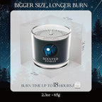 Candles for Men, Scented Candles Gifts for Women, Candle Gift Set for Him, 3 Scented Votive Candles, Birthday Gifts for Men (Black, 7 oz)