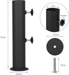 Granite Umbrella Stand Tube Outdoor Heavy Duty Marble Flag Pole Stake Holder, Table Umbrella Tube Bracket, Umbrella Base Tube Replacement, DIY Umbrella Tube Mount