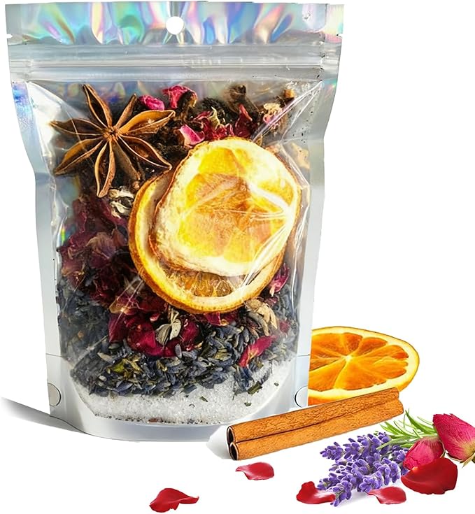 Intention Simmer Pot Blends, Simmer Pot for Stove Potpourri, Botanical Air Freshener Sachets for Holiday, Meditation & Ritual Spaces (Blessing)