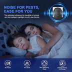 (2026 Upgraded) Ultrasonic Insect & Pest Indoor Repeller, Repellent for Rodent, Mice, Rats, Roaches, Ants, Spiders, Bugs, Fly, Home Plug-in Control Device, 3 Mode Switching (6 Pack)