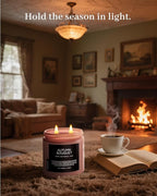 M&SENSE Orchid Jasmine Scented Valentine Candles, 70 Hours Burn Time 2 Wicks Large 11.6oz Natural Soy Wax Clean Non Toxic Candle for Holiday Birthday Gifts