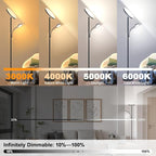 Floor Lamp-42W/4200LM Super Bright Floor Lamp,Dimmable 2-in-1 LED Floor Lamp for Bedroom,Torchiere Floor Lamps with Remote & Touch Control,69" Tall Standing Lamp for Living Room,Office,Reading