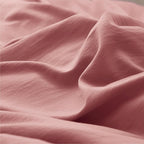 Bedsure Pink Clay Duvet Cover Full Size - 3 Pieces Prewashed Extra Soft Cotton-Like Polyester Bedding Set, Includes 1 Duvet Cover 80x90 Inches with Zipper Closure & 2 Pillow Shams, No Comforter