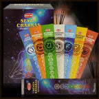 Chakra Incense Sticks and Incense Stick Holder Bundle Insence Insense Hem Incense Sticks