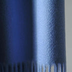 CUDDLE DREAMS Premium Cashmere Throw Blanket with Fringe, Luxuriously Soft (Porcelain Blue)