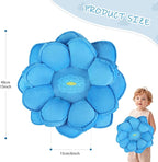 Lotus Flower Floor Pillows, Large Cushion Inspired by Lotus Flower Design, Decorative Seating for Living Room, Bedroom, and Lounge, Soft Washable Floor Cushion for Relaxation, and Family Activities