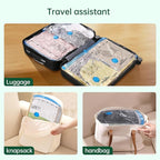 Compression Bags - Space Saver & Travel Essentials, Vacuum Seal Bags for Clothing & Luggage (18 Combo Pack)