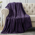 Utopia Bedding Fleece Blanket Throw Size Purple 300GSM Luxury Anti-Static Fuzzy Soft Microfiber Blanket for Couch, Sofa and Bed (50x60 Inch)
