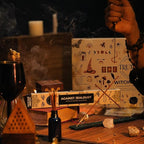 Witchcraft Incense Sticks - Total 120 Insence-Sticks (20 Insense x 6 Inscents) - for Wiccan Witches Brew Wicca Witch Voodoo Spell Pagan Black Magic Protection Against Jealousy + Burner Holder