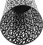 Umbrella Stand Umbrella Holder for Entryway,Umbrella Stand Rack,Metal Hollowed Freestanding Round Umbrella Holder Organizer Bin,Umbrella Rack Organizer Freestanding for Home Hotel Office(Small-Black)