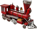 Berfutall-10'' Metal Classic Locomotive Collectible Model Train, Christmas Decor, Vintage Table Top Decor, Not a Toy