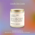 Anecdote 'Flannel & Fedoras' Coconut Soy Wax Candle Jar | Premium Hand Poured & Long Burning | Oakmoss & Amber Scent | Phthalate-Free | for Home, Office, Gift - 7.8 Oz