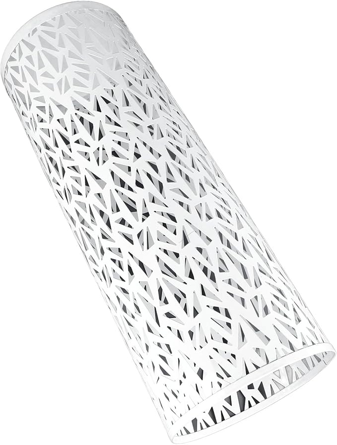 Umbrella Stand Umbrella Holder for Entryway,Umbrella Stand Rack,Metal Hollowed Freestanding Round Umbrella Holder Organizer Bin,Umbrella Rack Organizer Freestanding for Home Hotel Office(Small-White)