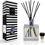 LOVSPA Reed Diffuser Set, French Lavender Scented Oil Diffuser with Sticks, Home Fragrance Accessories for Bathroom Shelf Decor, Aroma Diffusers for Home or Office Desk, USA Made
