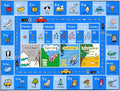Booooom Jackson ABC Rug Kids Rug Educational Rugs Non-Slip Kids Carpet with Alphabet, Number Mat for Children, Baby, Toddler Play, 4'11" x 6'7"