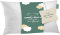 ComfyDown Decorative Throw Pillow Insert, Down and Feather Fill, 100% Cotton Cover, 233 Thread Count - Made in USA (14 X 24)