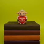 Sweethearts Figurine – Miniature Home Accent, Small Tabletop Ornament for Shelf, Desk, or Living Room Décor – Sheep