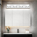 SOLFART 4 Light Vanity Light Bathroom Lights Over Mirror Modern Lights Over Mirror Gloss Chrome LED Bathroom Wall Lighting