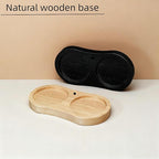 Glass Incense Holder, Incense Sticks Burner Holder with Storage,Hang Upside Down Incense Holder for Sticks with Glass Ash Catcher for Meditation Yoga Spa Room Decor (Natural)