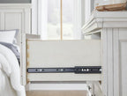 Signature Design by Ashley Robbinsdale Traditional 5 Drawer Chest, Antique White