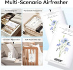 MYARO 12 Packs Linen Scented Sachets for Drawer and Closet, Long Lasting Fresh Scent Air Freshener & Odor Eliminator Home Fragrance Potpourri Bag