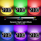 Loud Alarm Clocks for Bedrooms Heavy Sleepers, Digital Clock with Night Light, Large Display, Dual Alarm, Snooze, Dimmable Bedside Alarm Clock for Kids Teens Boys Girls