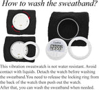 Coolfire Vibrating Alarm Clock - Silent Alarm Wristband Vibrating Alarm Watch. Silent Wrist Shock Alarm Clock. Vibration Alarm Bracelet Deep Sleeper & Vibrate Alarm (Black) (Black)