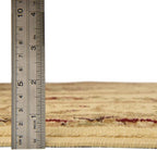 Rugs.com Chateau Collection Rug – 6 Ft Runner Cream Medium Rug Perfect for Hallways, Entryways