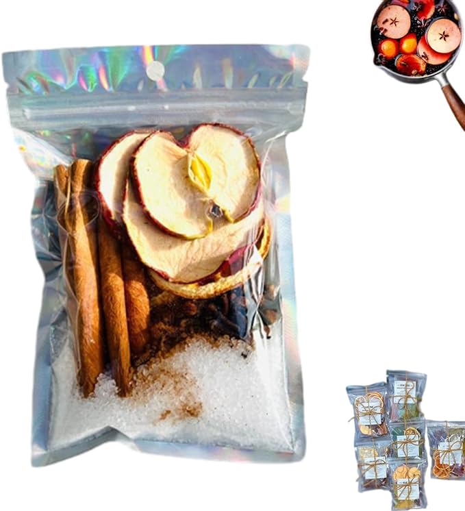 Intention Simmer Pot Blends, Simmer Pot for Stove Potpourri, 𝐒immer 𝐏ot Potpourri, Room Air Freshener, Included Varieties Fruit and Flower, Suitable for Parties, Christmas (B)