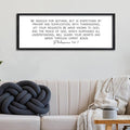 Surfapans Christian Wall Decor Be Anxious for Nothing Sign 32"×12" Philippians 4:6-7 Bible Verse Scripture Positive Quotes Holy Inspirational Religious Jesus Large Wood Framed Hanging Art (Black)