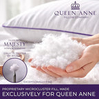 Queen Anne Hotel Collection Pillows – Luxury Down Alternative Bed Pillows (Queen Soft) – Ultimate Comfort, Hypoallergenic, Made in The USA