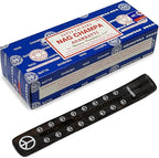 TRUMIRI Incense Stick Holder Bundle with Satya Sai Baba Nagchampa 250g Bulk Incense Sticks Nag Champa Agarbatti - Pack of 1 (Approx 250 Insence-Sticks)
