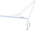 Neatfi XL LED Desk Lamp with Clamp – 2,200 Lumens, 23” Wide, Dimmable Task Light for Office, Study, Crafting & Nail Techs (Non-CCT with Clamp, White)