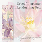 Pure Lily Luxury Japanese Incense Sticks 60sticks Bergamot Vanilla Jasmine Coreless Low Smoke Natural Charcoal Free Non Toxic Aromatherapy Meditation Calming Stress Relief Relaxation Yoga TOMORI