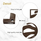 SIGNLEADER Metal Wall Art Decor Monstera Leaf Minimalist Modern Abstract Wall Sculpture Hangings Home Decoration for Living Room, Bedroom, Bathroom, Kitchen, Outdoor - 36" Bronze
