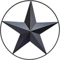 JoyEvy 12.4" Black Barn Star Wall Decor, Metal Stars for Outside or Inside Texas Stars Art Rustic Vintage Western Country Home Farmhouse Wall Decoration