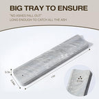 Koville Marble Incense Holder, Incense Holder for Sticks, Incense Sticks Holder Ash Catcher for Meditation Yoga SPA, Natural Stone Incense Burner, Home Table Decor (Palissandro Blue)