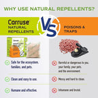 Peppermint Oil Mouse Repellent Pouches - 35% Mint & 5% Cinnamon - Natural Effective Rodent Deterrent for House, RV, Car Engines, Garage & Attic - Long Lasting, Pet & Kids Safe (8 Pack)