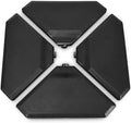 Giantex 4PCS Patio Offset Umbrella Base Weight, 195 lbs Water Sand Filled Umbrella Stand for Cantilever Offset Umbrella, Outdoor Market Umbrella Base with Easy-Filling Spouts