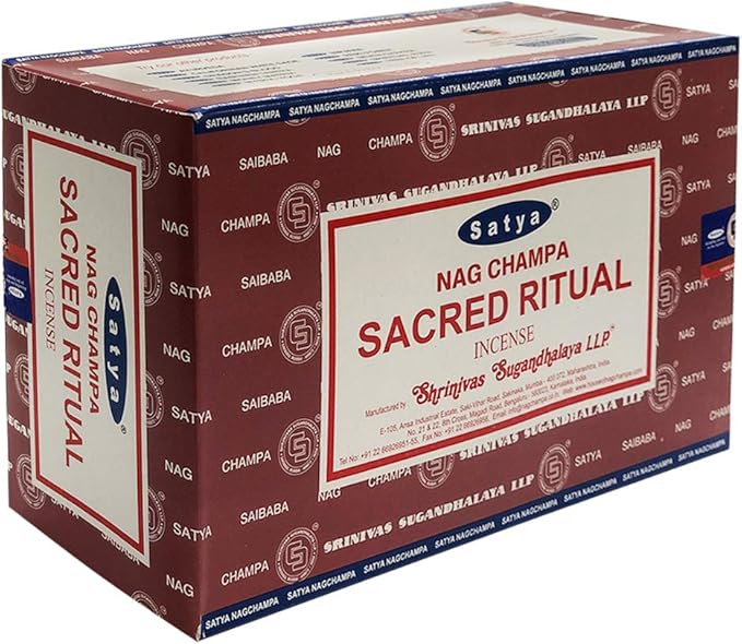 Sacred Ritual Incense Sticks and Holder Bundle - Satya Incense