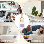 AROIC 12 Pack Car Air Freshener, Car Smell Air Freshener Diffuser Essential Oil Scent for Women & Men, Car Accessories Interior, Valentine's Day Gifts Hanging Auto Light Fragrance with Many Flavors