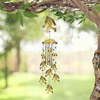 Bigfoot Wind Chimes Outdoor, Big Foot Sasquatch Gifts, Metal Wind Chimes for Outside Memorial Windchimes for Men/Women/Dad/Grandpa Birthday Gift for Outdoor/Indoors Porch, Yard, Garden Decorations