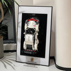 iLuane Display Wallboard for Race Car Model Building Kit 42096, Adult Collectibles Wall Mount, Home or Office Décor (No Car Included)