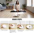 Incense Holder for Sticks Round Insence Bowl Minimalist Plate 6.2 ” Width