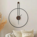 Modern Wall Clock Large Wall Clocks with Walnut Dial Silent Non-Ticking for Living Room Home Decor Bedroom Kitchen Office