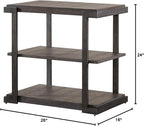 Liberty Furniture Industries Modern View Tiered End Table, Gray