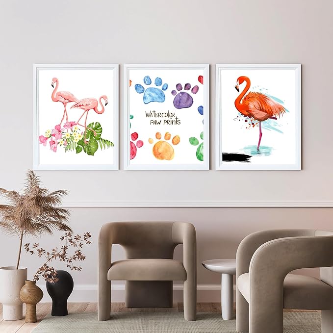 KTKDE 10x12 Picture Frame Set of 5,White Wooden frames, Vertical & Horizontal Wall Hanging for Wall or Tapletop Display,Studio Gallery Photo Frame for Photos, Posters & Art Prints