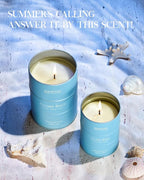 M&SENSE Coconut Beach Scented Candles Large Summer Candle, Natural Soy Candles 21.2oz Beach Candle,Aromatherapy Candle for Stress Relief Meditation Relaxing
