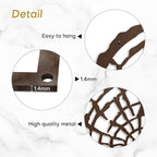 SIGNLEADER Metal Wall Art Decor Wood Rings of Tree Minimalist Modern Abstract Wall Sculpture Hangings Home Decoration for Living Room, Bedroom, Bathroom, Kitchen, Outdoor - 18" Bronze